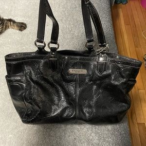 Black coach purse